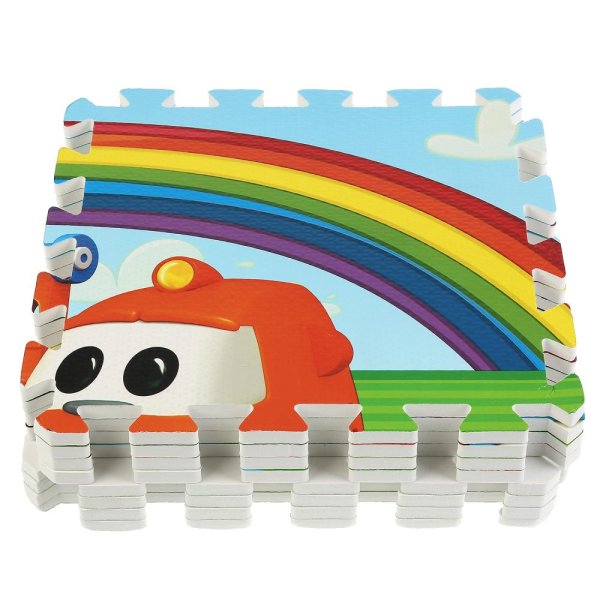 Играем Вместе Коврик-пазл Грузовичок Лёва, 8 сегментов