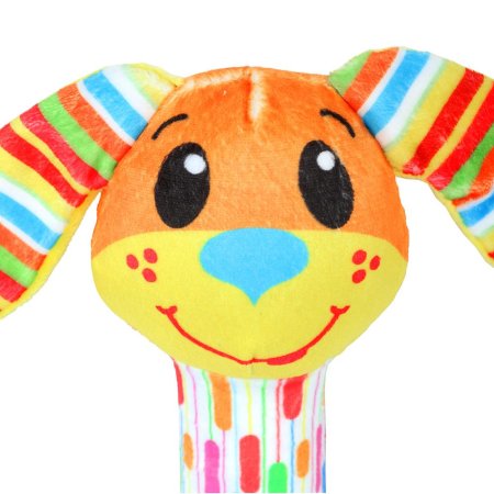 Умка Текстильная погремушка с пищалкой «Собачка»