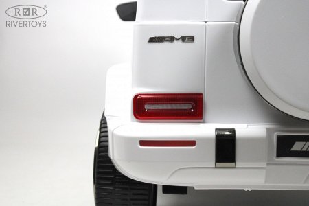 Rivertoys Электромобиль Mercedes-AMG G63 / цвет белый