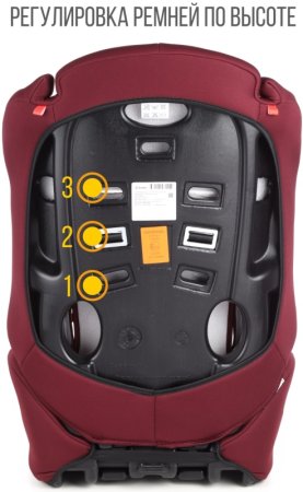 Zlatek Автокресло basic Atlantic (9-36 кг) / цвет бордо