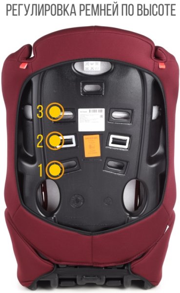 Zlatek Автокресло basic Atlantic (9-36 кг) / цвет бордо