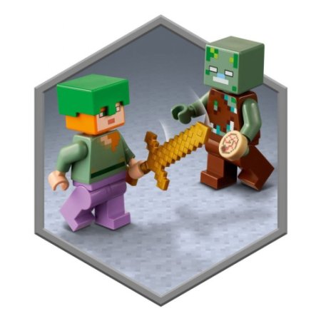 LEGO Конструктор Minecraft "Коралловый риф" 92 детали