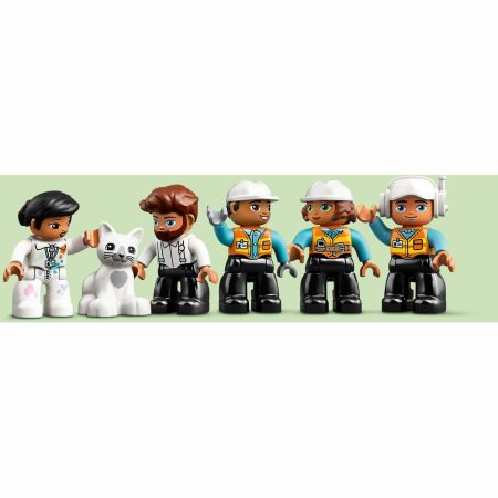 LEGO DUPLO Конструктор "Башенный кран на стройке" 123 детали