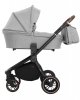 Carrello Коляска 2 в 1 Epica CRL-8510/1, цвет Silver Grey, черная рама (Дизайн 2022)