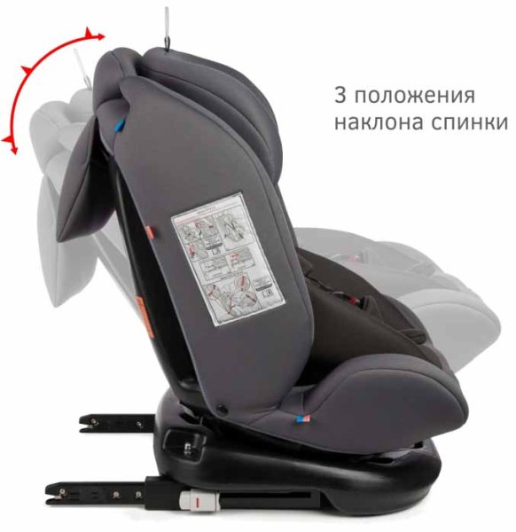 Siger Автокресло Престиж Isofix (0-36 кг) / цвет оникс люкс