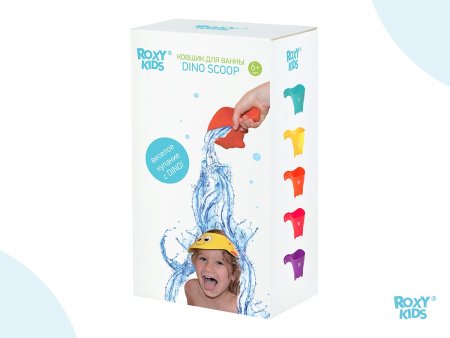 ROXY-KIDS Ковшик для мытья головы Dino Scoop / Цвет лимонный