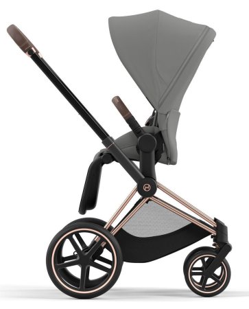 Коляска 2в1 Priam IV Rosegold+сп.блок CYBEX (Mirage Grey)