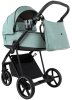 ROAN Коляска 2 в1 Sol короб+прогу.leather(Кожа,2мес) (Misti Mint/Grey/руч. Серый)