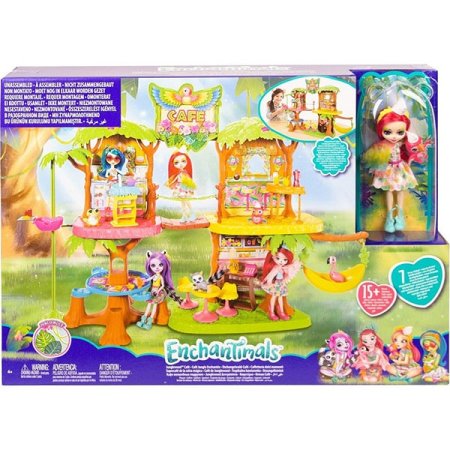игрушка Enchantimals Игровой набор "Джунгли-кафе" подарочная упаковка