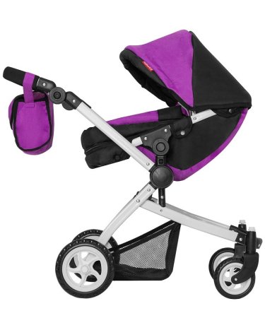 Carrello Коляска для кукол двойни Connect / цвет Purple (фиолетовый)