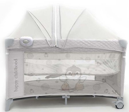 Sweet Baby Кровать-манеж Lollo Grey Rabbit