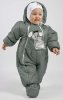Malek Baby Комбинезон-трансформер зимний / цвет серо-зеленый