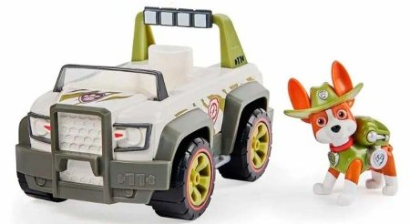 игрушка Paw Patrol Игровой набор Машинка с фигуркой Трекер, 15 см