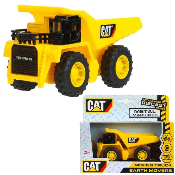 Машина металл caterpillar КАРЬЕРНЫЙ САМОСВАЛ, 12 см, двери, инерция Технопарк 415666