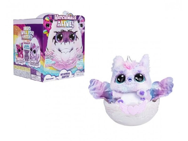 Хэтчималс. Интерактивная игрушка сюрприз, Единорог, свет, звук.Hatchimals