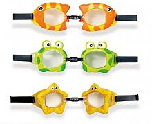 Intex Детские очки для плавания "Fun" от 3 до 8 лет, 3 вида