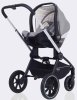 MowBaby Коляска 3 в 1 Zoom PU / цвет Silver Beige (бежево-серый, рама серебро)