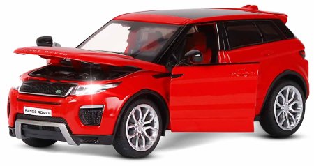 Автопанорама Инерционная металлическая машинка Range Rover Evoque HSE / цвет красный