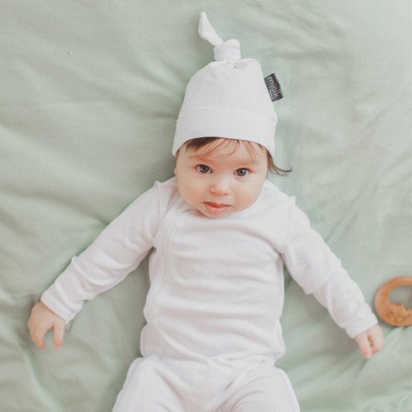 Mjolk Комбинезон Sleep and Play White, швы наружу