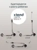 Растущий склад.3-х кол.САМОКАТ SmarTrike Xtend Mini+ (2501312 Space grey)