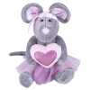 Softoy Игрушка Мышь с сердцем, 26 см S881/15