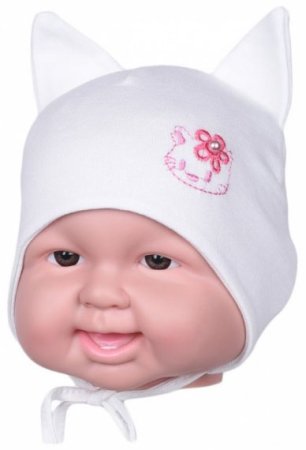 Hamilion Шапка с ушками и вышивкой