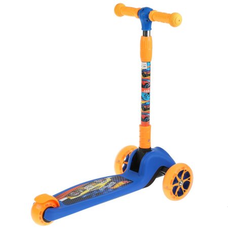 Hot Wheels Самокат трехколесный 284705 / цвет сине-оранжевый