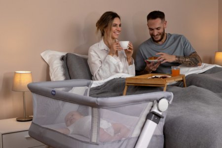 Chicco Колыбель Next2me Pop-Up / цвет Grey Mist (серый)