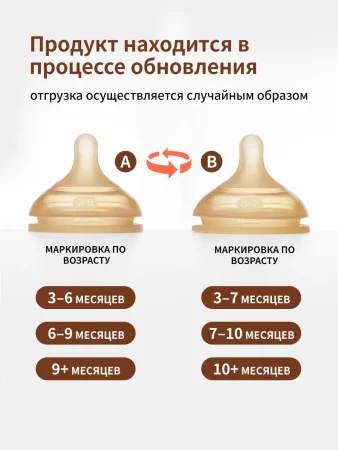 TN-D06-RA Соска для бутылочки Thyseed -6 (9+ мес)