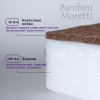 Bambini moretti  детский матрас двусторонней жесткости "aero кокос 12 lux" / цвет зеленый