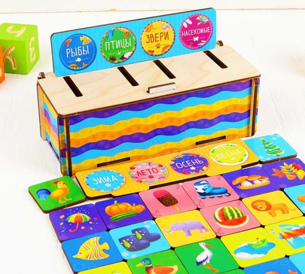 Тимбергрупп  Сортер развивающий "Окружающий мир"