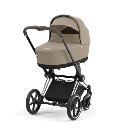 Коляска Cybex Priam IV Chrome Brown 2в1,+ спаль блок (Cozy Beige)