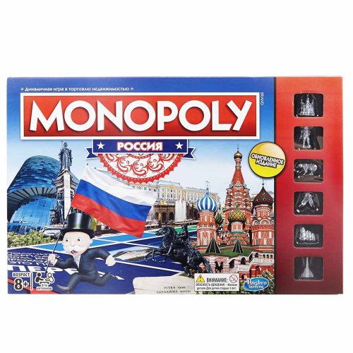Hasbro Games Настольная игра Монополия Россия (новая уникальная версия)