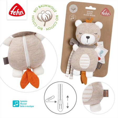 Fehn Музыкальная игрушка-подвеска Медвежонок