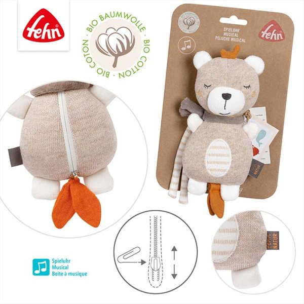 Fehn Музыкальная игрушка-подвеска Медвежонок