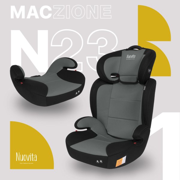 Nuovita Автокресло Maczione N23-1 / цвет Grigio/Серый