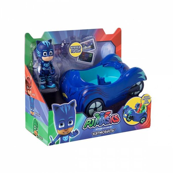 игрушка Игровой набор фигурка и машина Кэтмобиль PJ masks