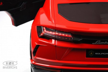 E777EE Электромобиль Lamborghini Urus  (Красный)