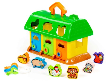 Полесье Развивающая игрушка "Домик для зверей"