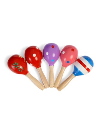 Игрушка музыкальная "Маракасы с картинкой", МИКС, 19 × 5 см, 269014