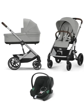 Коляска Cybex Balios S Lux SLV 3в1(+дожд) (Stone Grey)