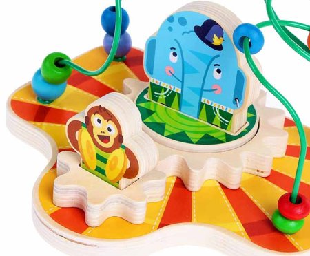 Серпантинка-лабиринт "Цирк", с сортером