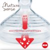 NUK Соска из силикона Nature Sense антиколиковая с отверстием "L", размер 2