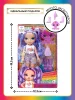 RAINBOW HIGH(Рейнбоу Хай) Кукла Littles Аметист 15 см фиолетовая с аксессуарами