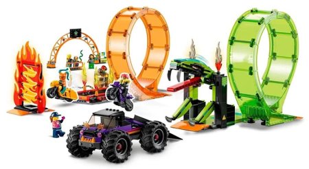 Lego City Конструктор "Трюковая арена Двойная петля"