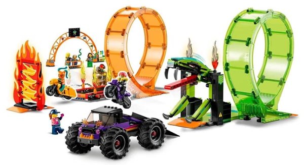 Lego City Конструктор "Трюковая арена Двойная петля"