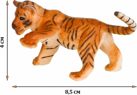 Masai Mara Набор фигурок из серии "Мир диких животных": Семья тигров, 3 предмета