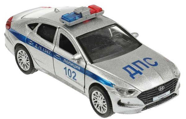 Технопарк Металлическая модель «Hyundai Sonata Полиция»