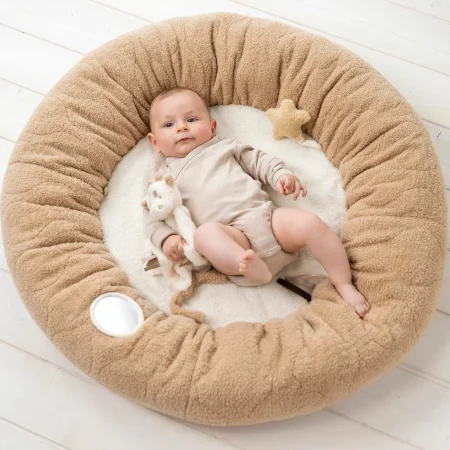 Коврик детский игровой круглый Nattou (Наттоу) TEDDY с арками 