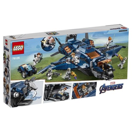 Lego  Marvel Супер Герои Модернизированный квинджет Мстителей